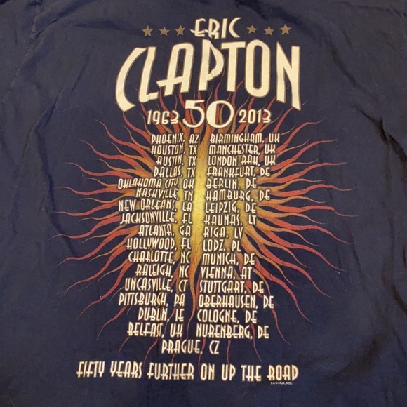 2013 ERIC CLAPTON T-shirt size 2XL - Picture 7 of 8